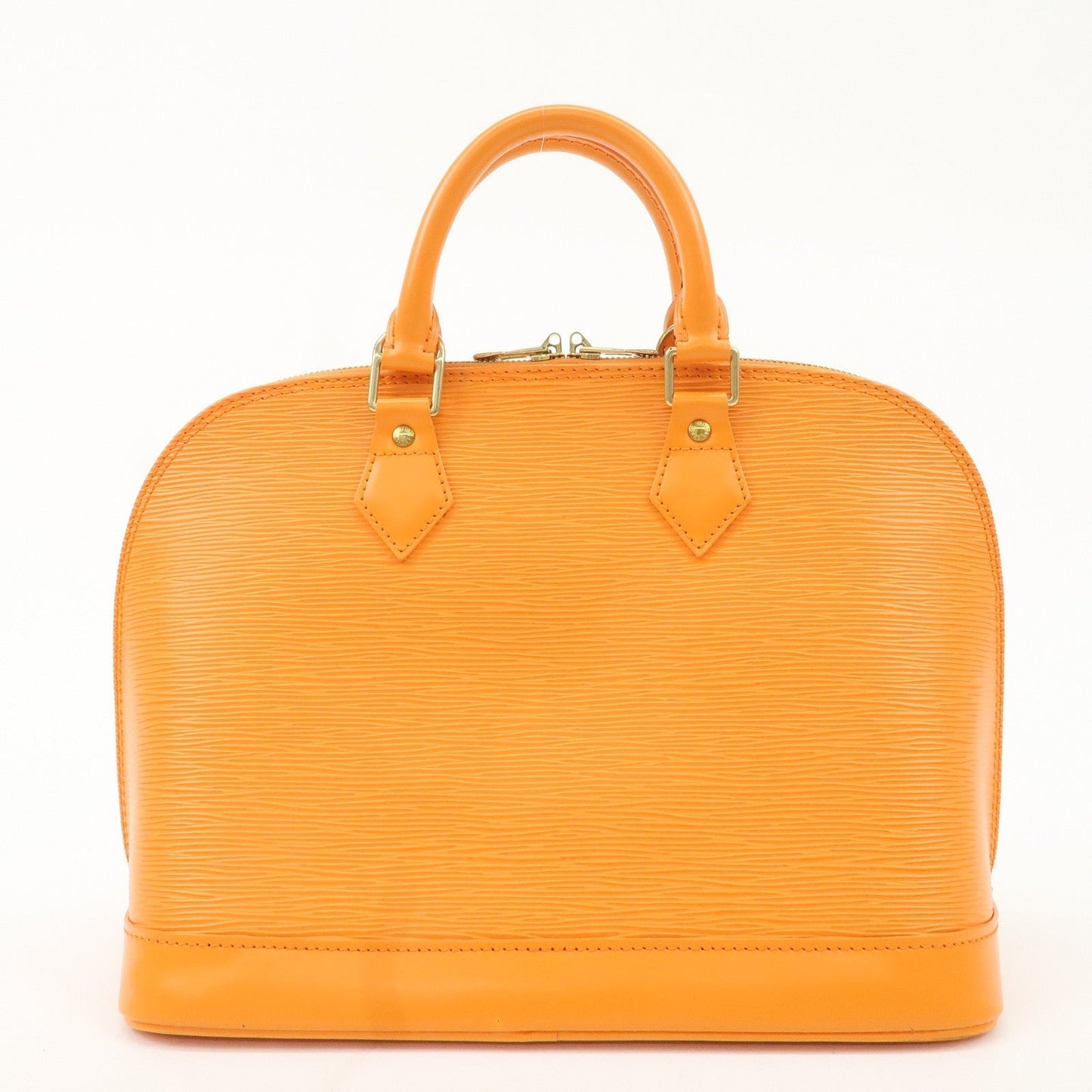 Louis Vuitton Epi Alma Hand Bag Mandarin Orange M5124H