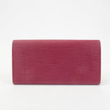 Louis Vuitton Epi Portefeuille Emily Wallet Fuchisa M60851