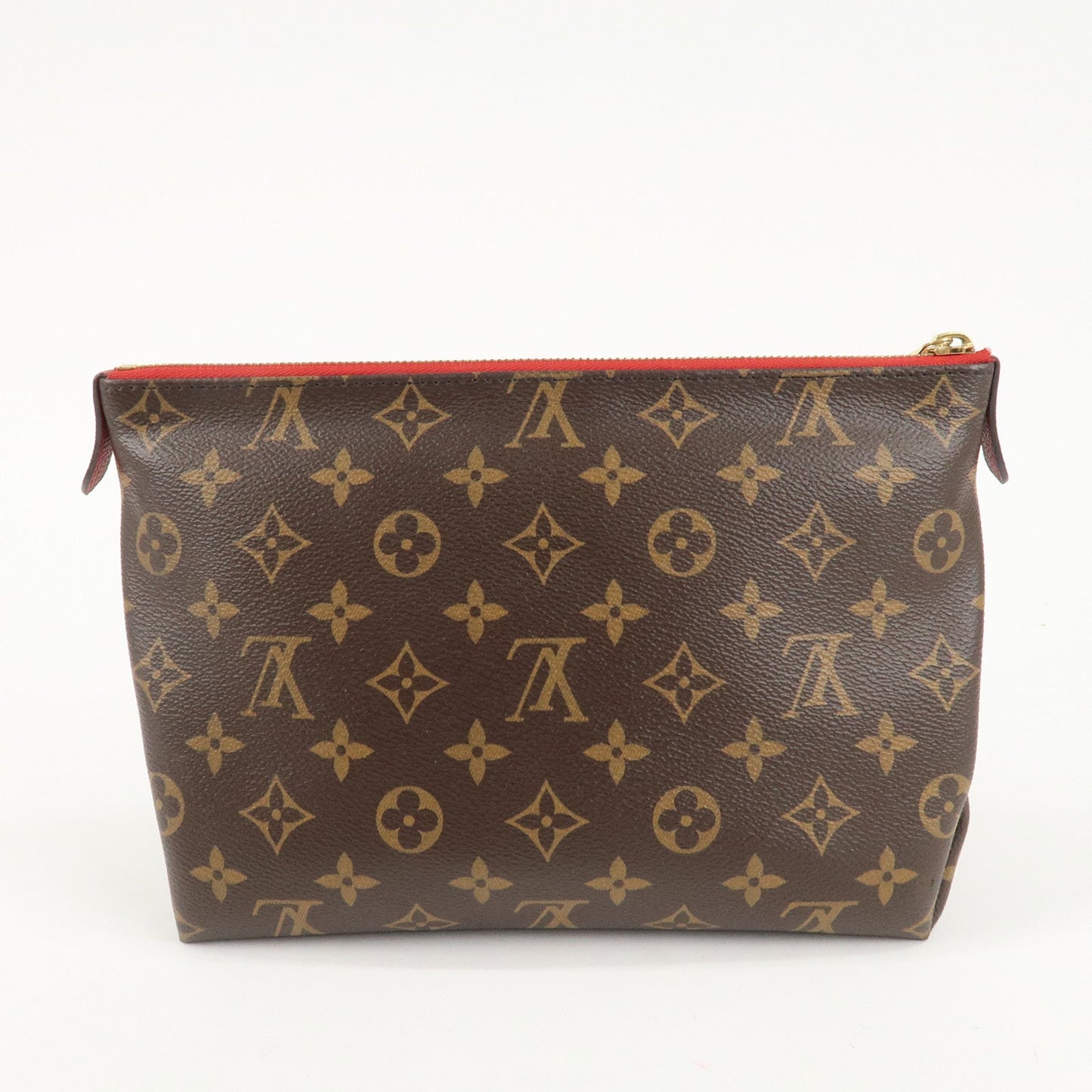 Louis Vuitton Monogram Pallas Beauty Case Brown Red M64123