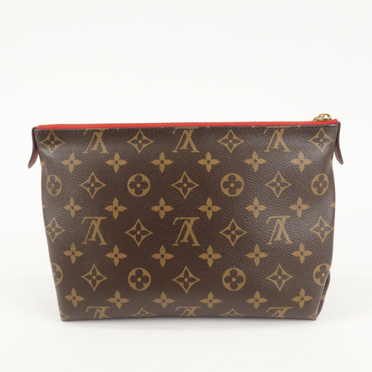 Louis Vuitton Monogram Pallas Beauty Case Brown Red M64123