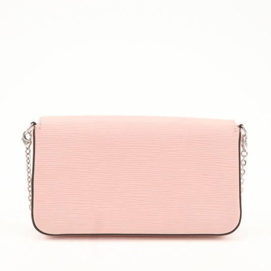 Louis Vuitton Epi Pochette Felicie Shoulder Bag Rose M62467