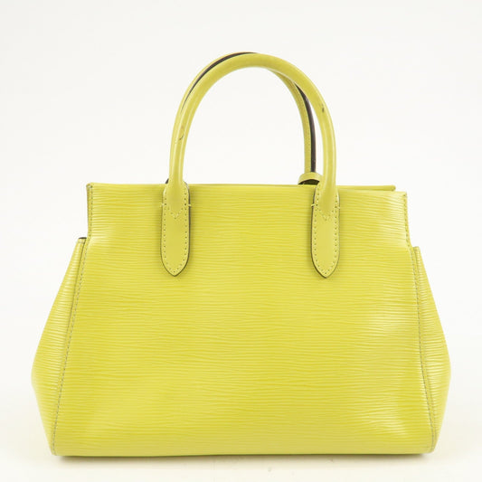 Louis Vuitton Epi Marly BB 2Way Bag Hand Bag Pistache M94617