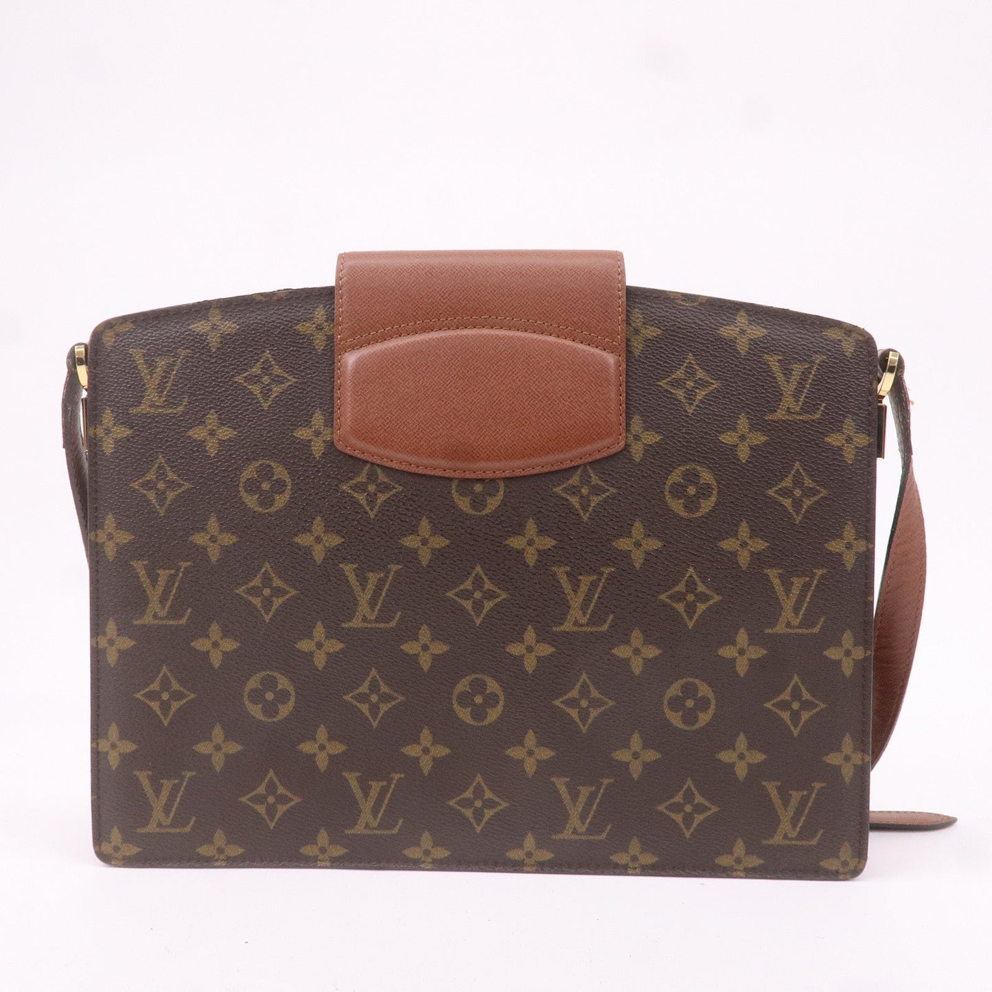Louis Vuitton Monogram Courcelles Shoulder Bag Brown M51375