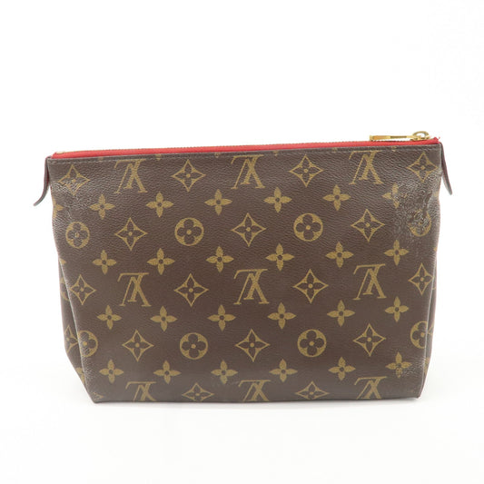 Louis Vuitton Monogram Pallas Beauty Case Brown Red M64123