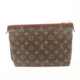 Louis Vuitton Monogram Pallas Beauty Case Brown Red M64123