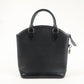 Louis Vuitton Epi Leather Lock It Hand Bag Noir M42292