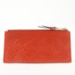Louis Vuitton Monogram  Empreinte Portefeuille Cerise Cion Case