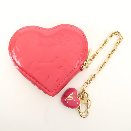 Louis Vuitton Monogram Vernis Porte Monnaie Coeur Coin Case M93657