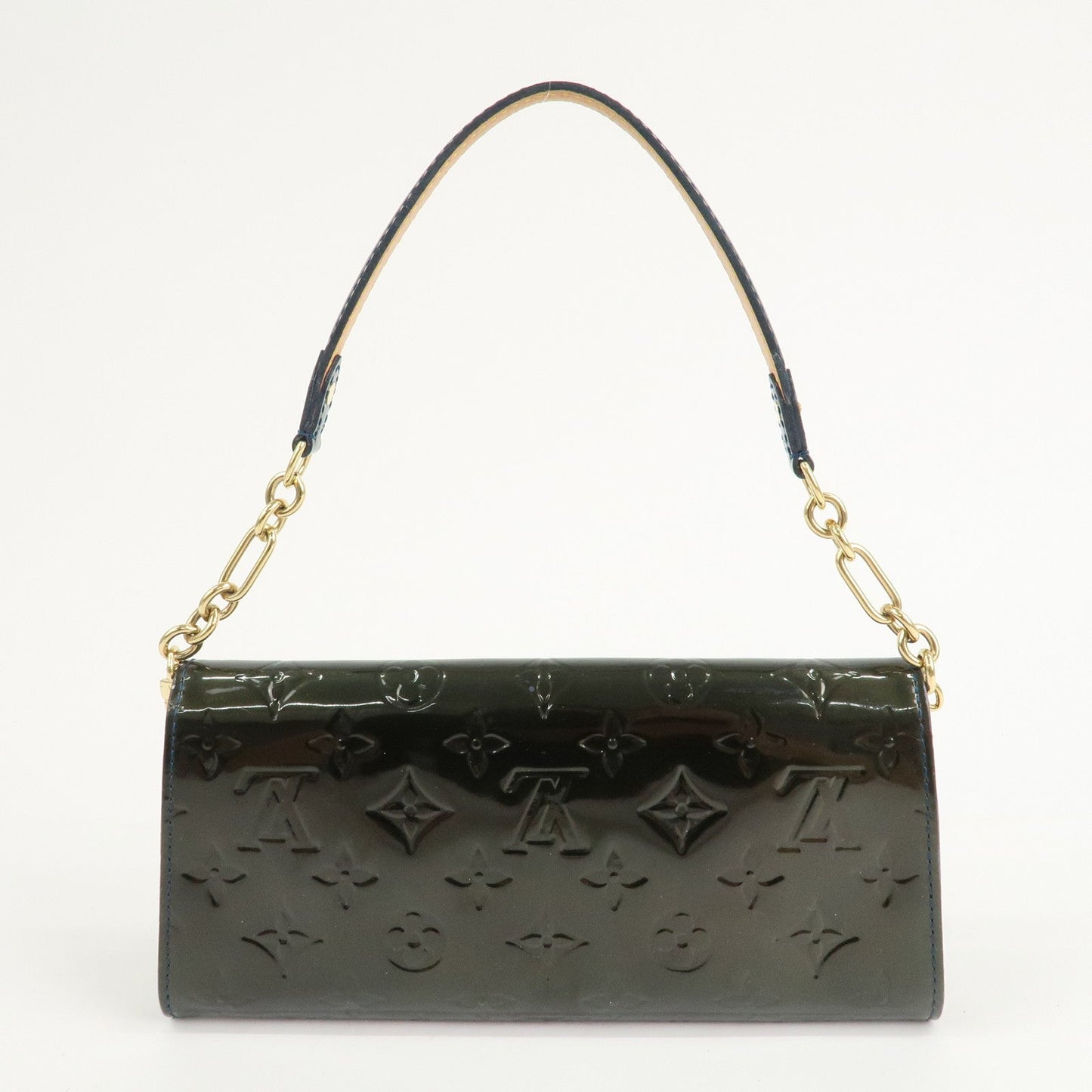 Louis Vuitton Monogram Vernis Sunset Bluebird Shoulder Bag M93680