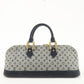 Louis Vuitton Monogram Mini Alma Long Hand Bag Blue M92205