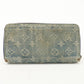 Louis Vuitton Monogram Denim Zippy Long Wallet Blue M95341