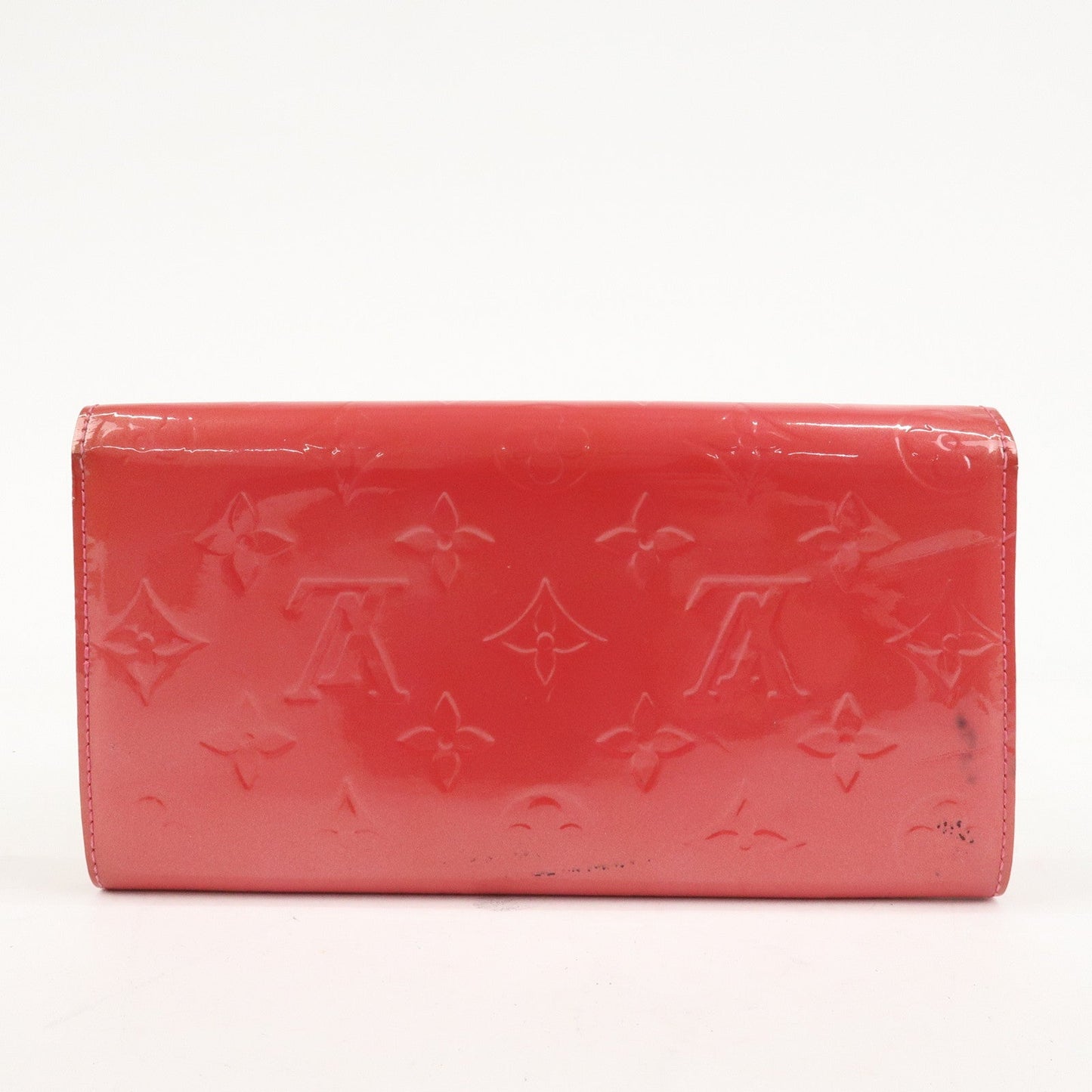 Louis Vuitton Monogram Vernis Portefeuille Sarah Framboise M9140F