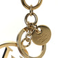 Louis Vuitton LV Circle Bag Charm Key Holder Gold