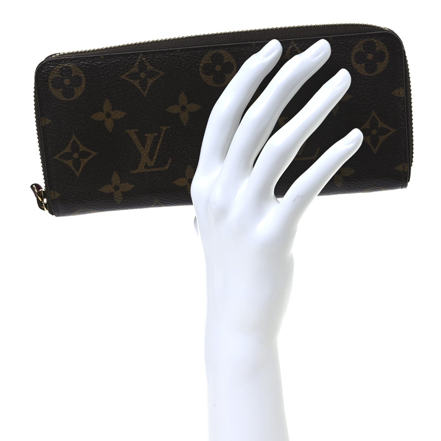 Louis Vuitton Monogram Clemence Wallet Fuchsia