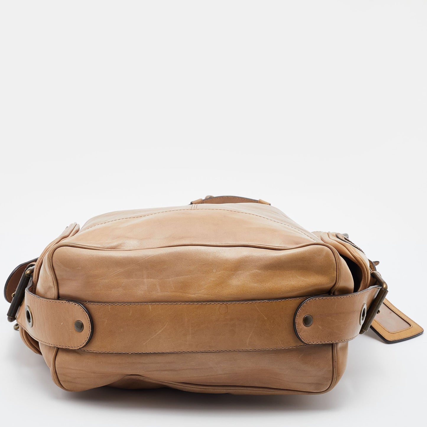 CHL - CC oe  Leather Large Chain Detail Hobo