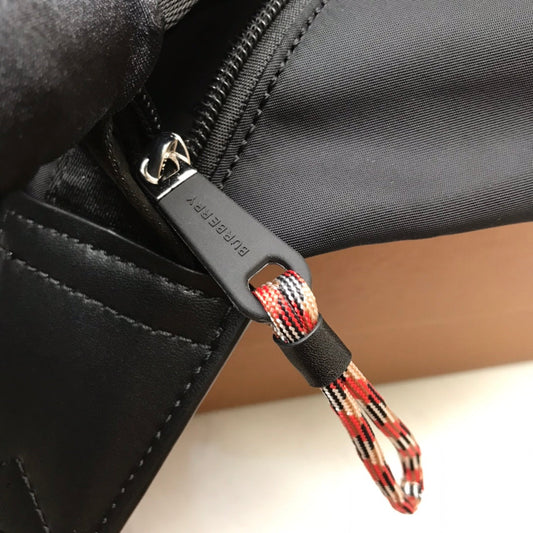 B-Berry - BB  Logo Detail Econyl Sonny Bum Bag Black For Men, Bags 12.2in/31cm