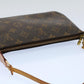 Louis Vuitton Pochette Accessoire  Canvas Clutch Bag