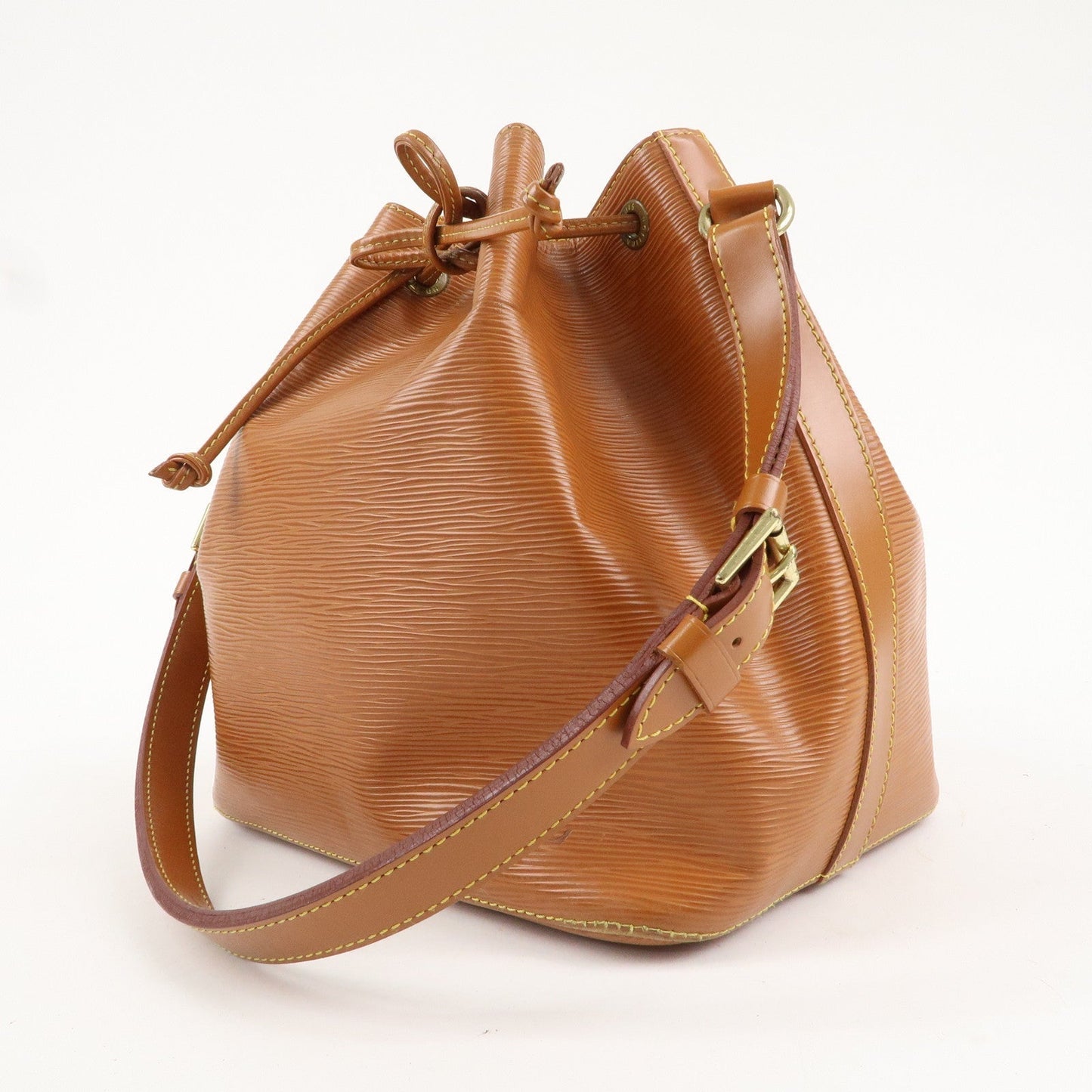 Louis Vuitton Epi Petit Noe Shoulder Bag Zipang Gold M44108