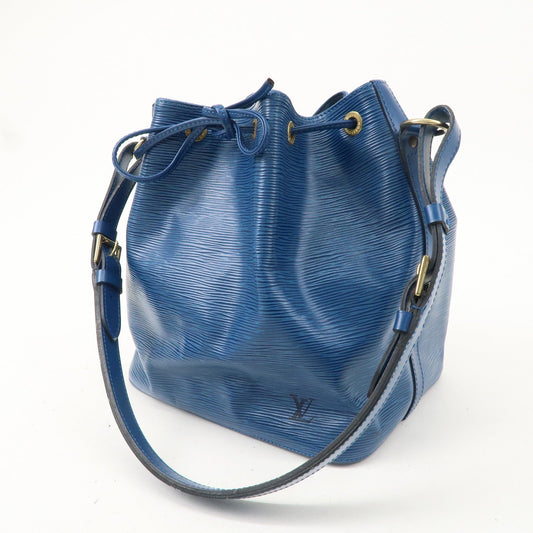 Louis Vuitton Epi Petit Noe Shoulder Bag Toledo Blue M44105