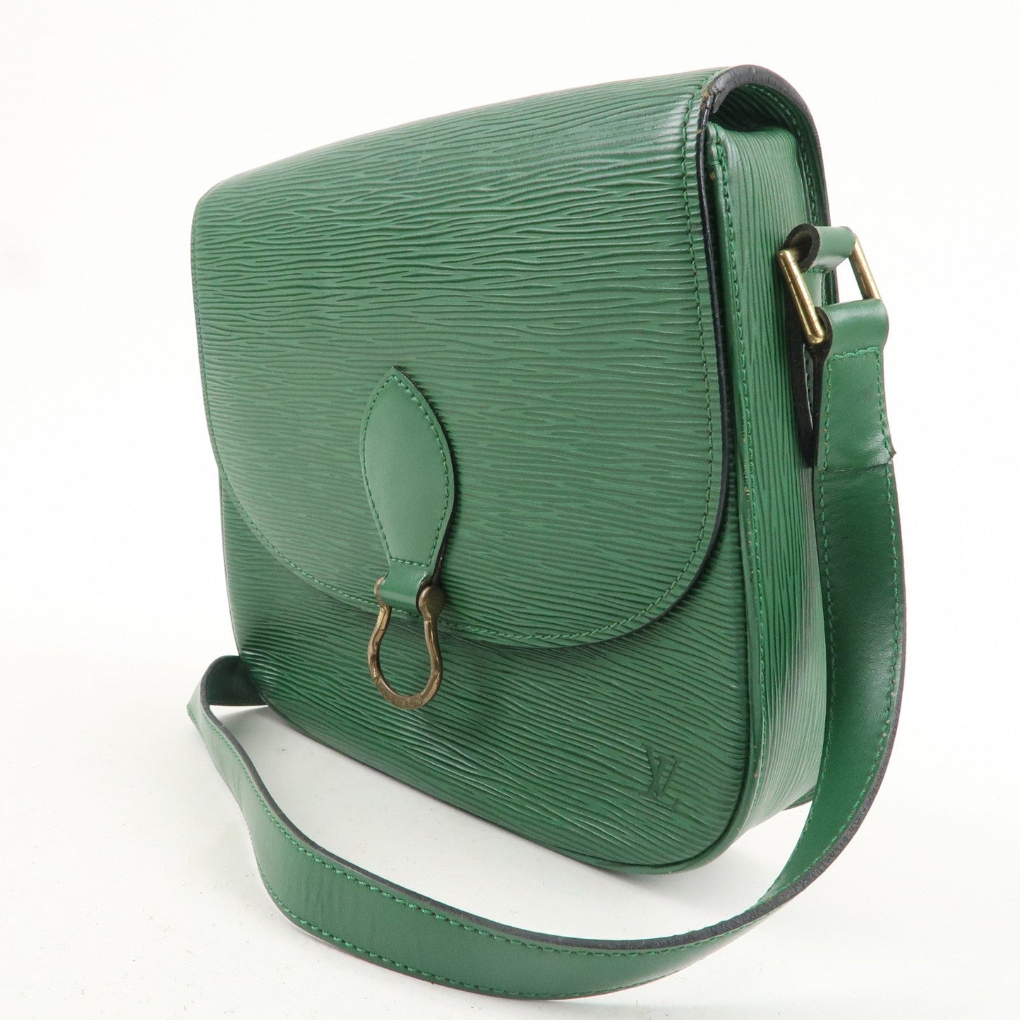 Louis Vuitton Epi Saint Cloud Shoulder Bag Green M52194