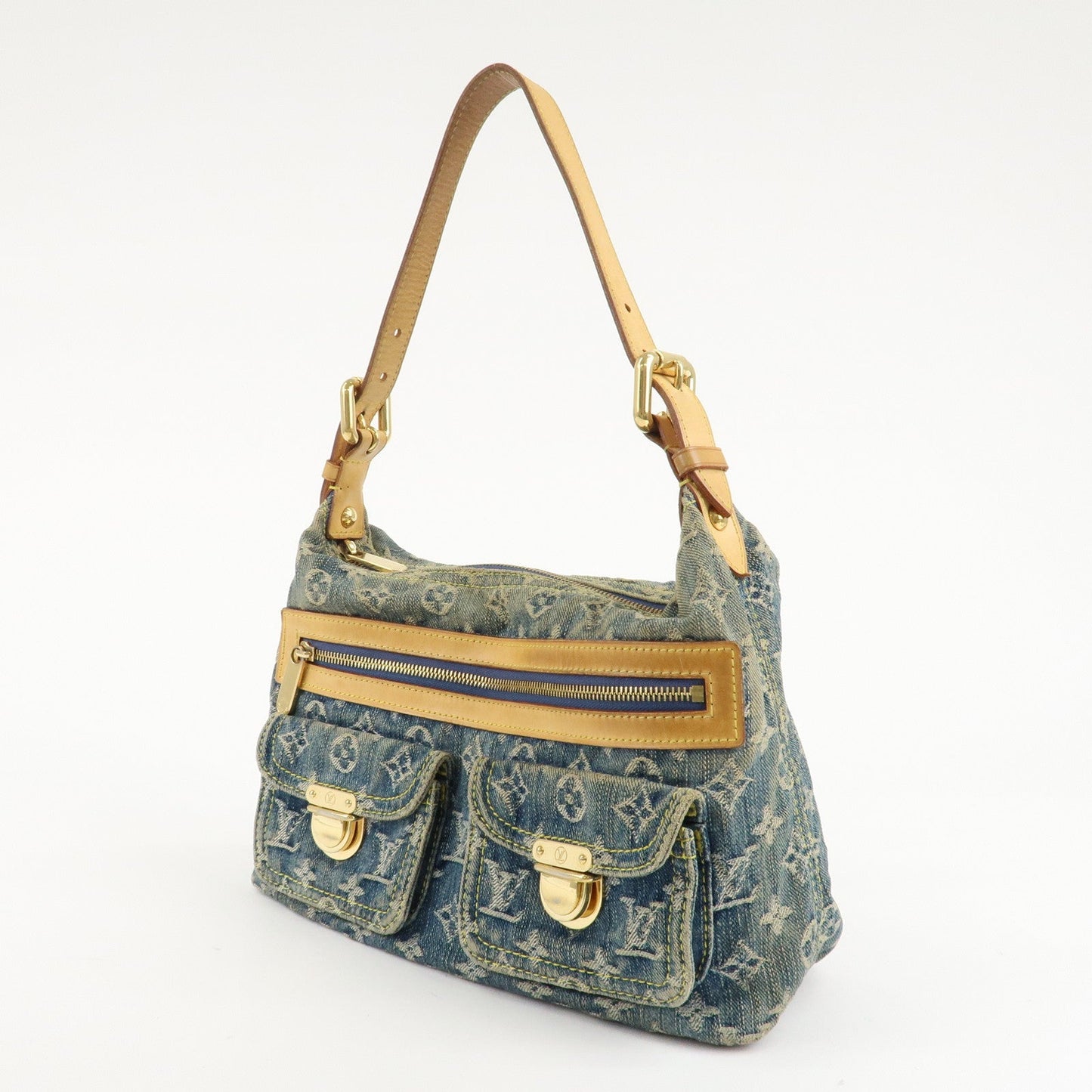 Louis Vuitton Monogram Denim Baggy PM 2Way Shoulder Bag M95049