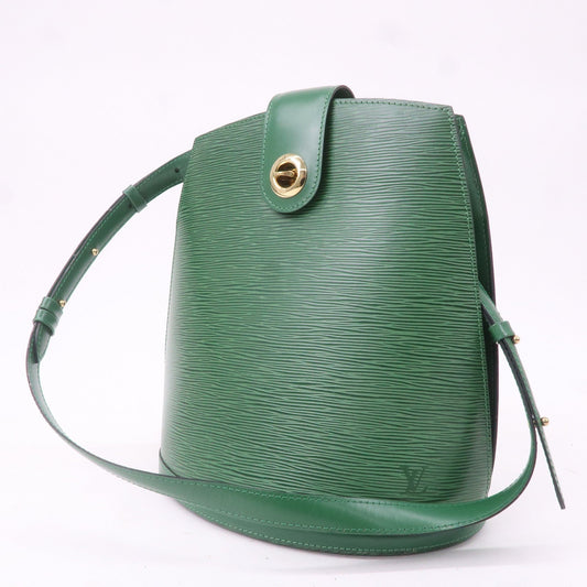 Louis Vuitton Epi Cluny Shoulder Bag Borneo Green M52254