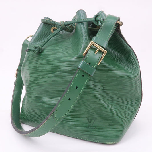 Louis Vuitton Epi Petit Noe Shoulder Bag Borneo Green M44104 d F/S