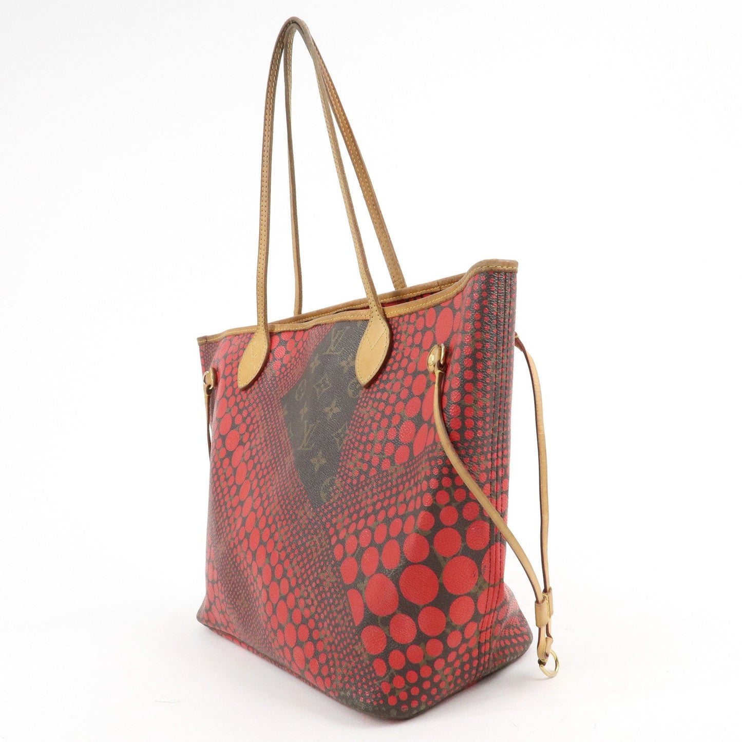 Louis Vuitton Rouge Pumpkin Dots Yayoi Kusama Neverfull MM M40686