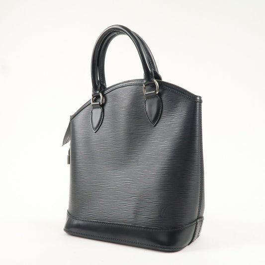 Louis Vuitton Epi Leather Lock It Hand Bag Noir M42292