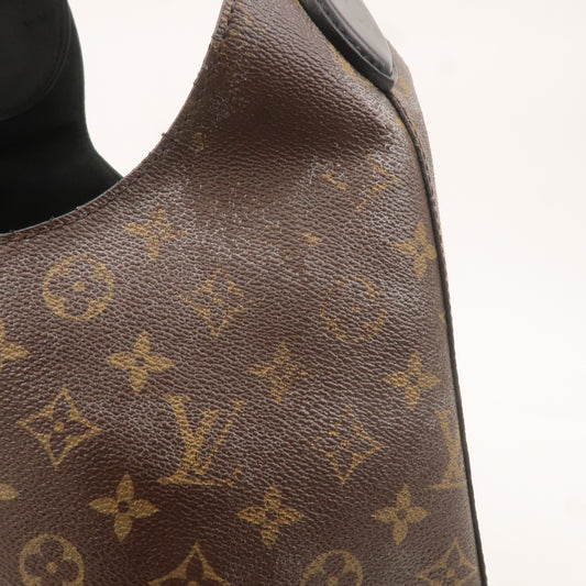 Louis Vuitton Monogram Flower Hobo Shoulder Bag Brown M43545