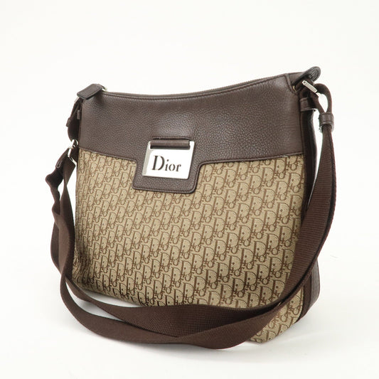 Christian Dior Street Chic Trotter Canvas Leather Shoulder Bag  d