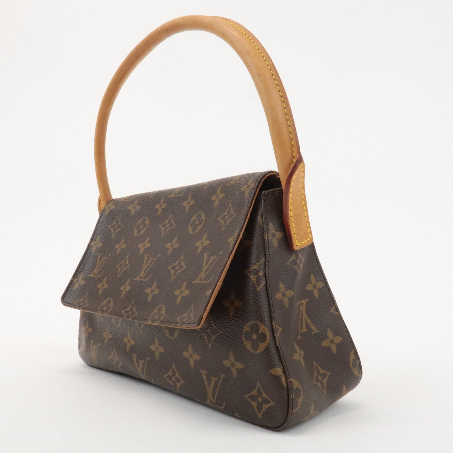 Louis Vuitton Monogram Mini Looping Shoulder Bag Brown M51147