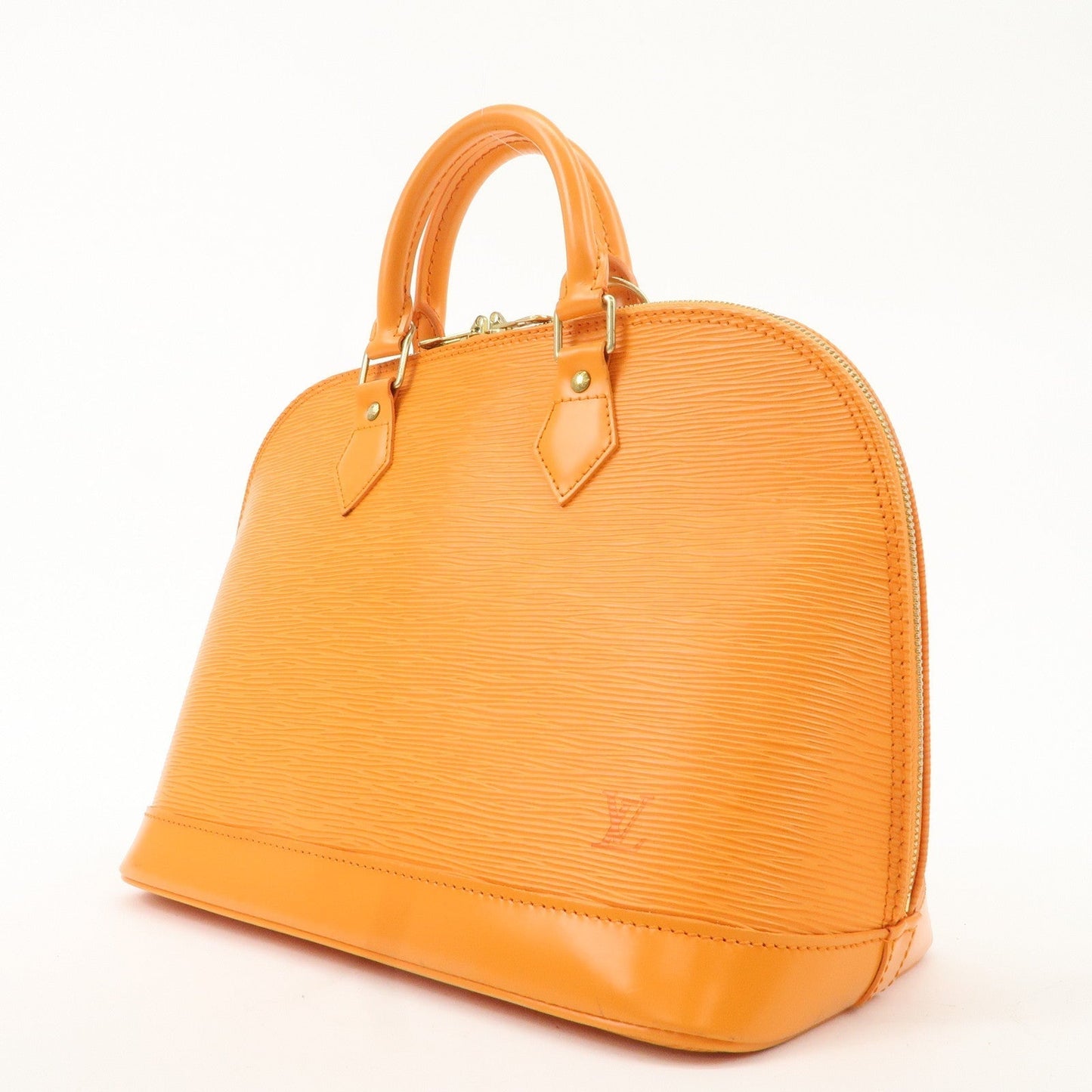 Louis Vuitton Epi Alma Hand Bag Mandarin Orange M5124H