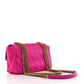 Balenciaga Nylon Jacquard Diagonal Logo S BB Round Shoulder Bag Rose Magenta