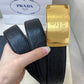 CINTO PRADA 3,5 CM