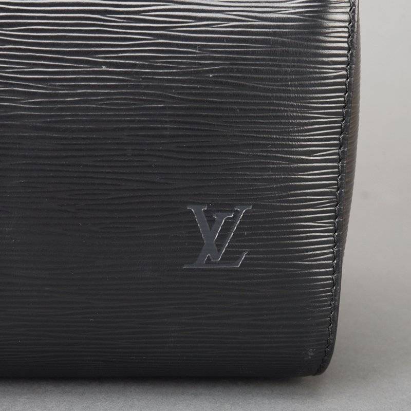 Louis Vuitton Speedy 25 Handbag Epi Leather Noir Black