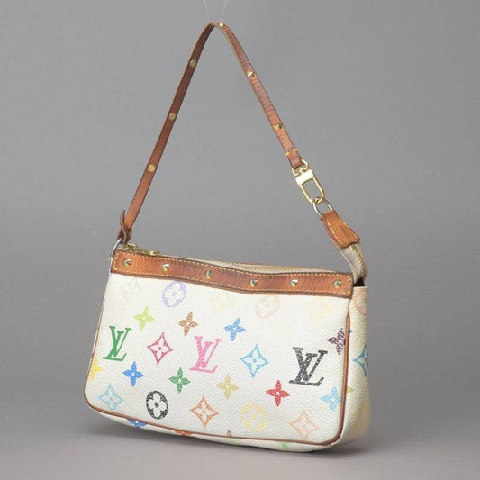Louis Vuitton Pochette Accessory Pouch Monogram Multicolor White