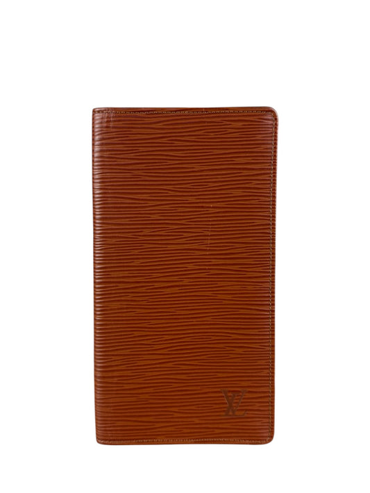 Louis Vuitton Brown Epi Long Bifold Wallet