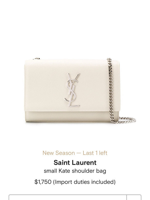 Amelia - YSL Bag - 3647