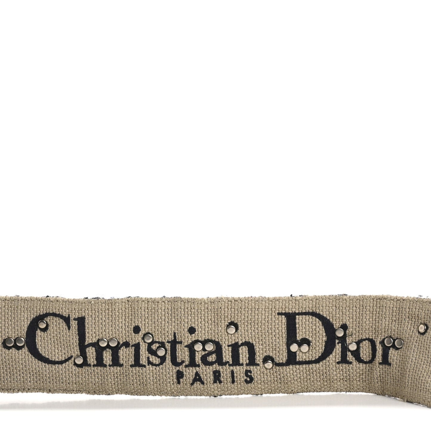 Christian Dior Oblique Studded Shoulder Strap Blue