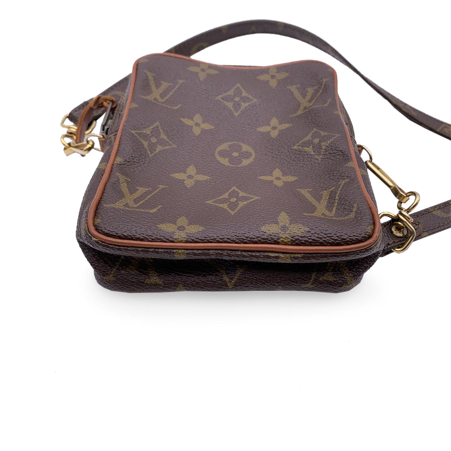 LOUIS VUITTON   Monogram Canvas Mini Danube Crossbody Bag