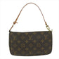Louis Vuitton Pochette Accessoire  Canvas Clutch Bag