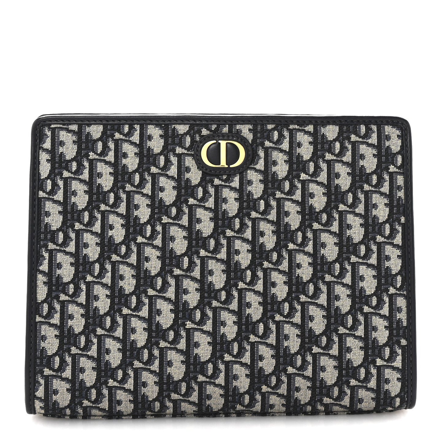 Christian Dior Oblique 30 Montaigne Pouch Blue