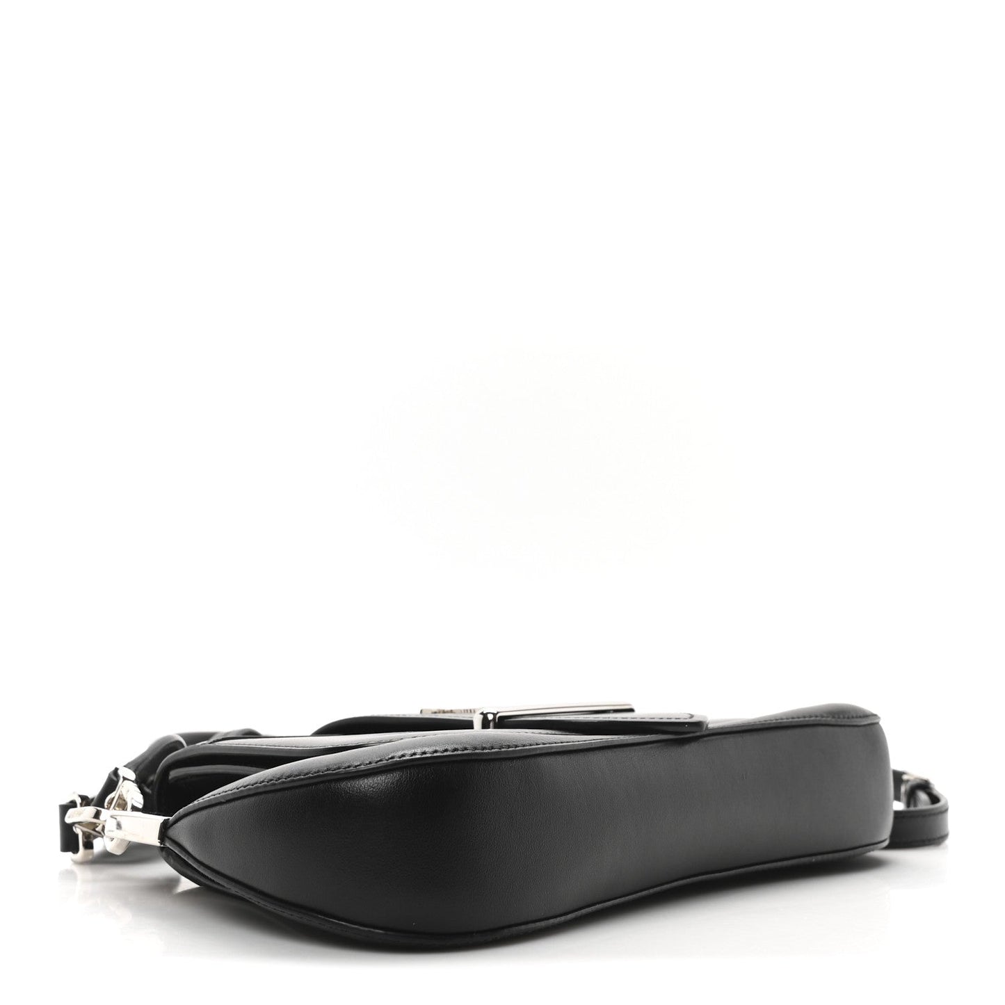 Prada City Calfskin Sidonie Shoulder Bag Black
