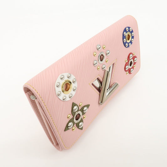 Louis Vuitton Epi Portefeuille Twist Flower Wallet M62482