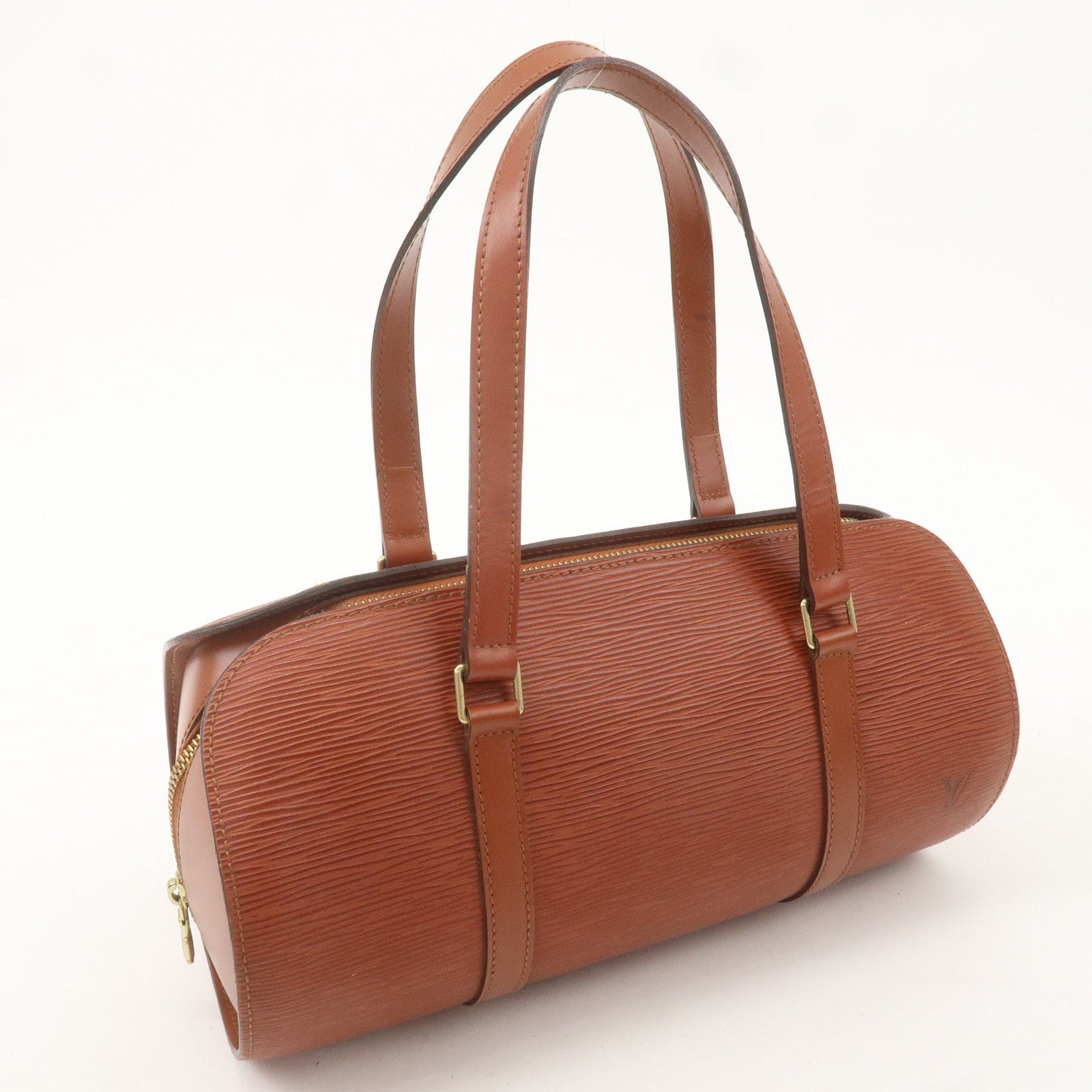 Louis Vuitton Epi Soufflot Shoulder Bag Kenya Brown M52223