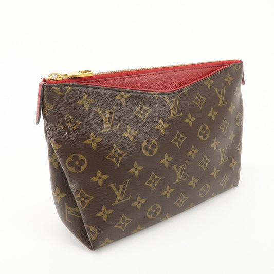 Louis Vuitton Monogram Pallas Beauty Case Brown Red M64123