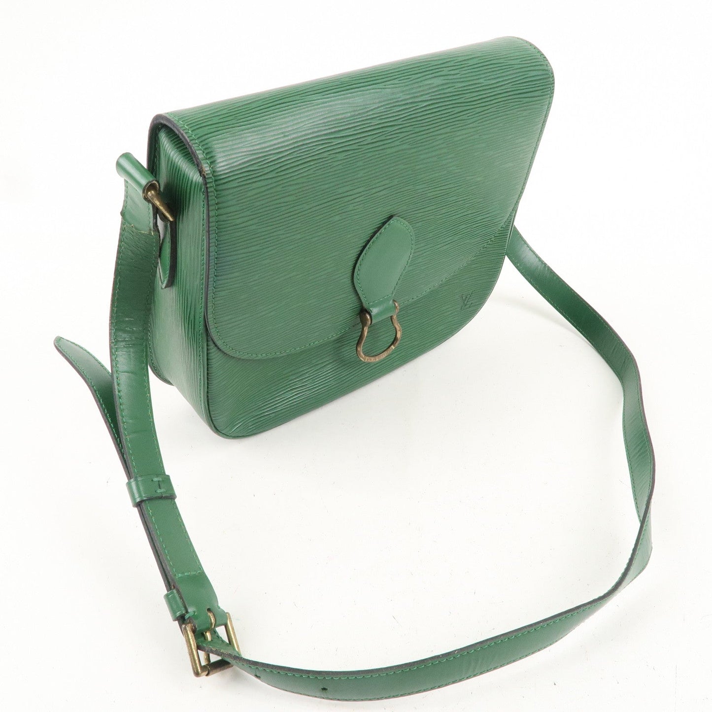 Louis Vuitton Epi Saint Cloud Shoulder Bag Green M52194