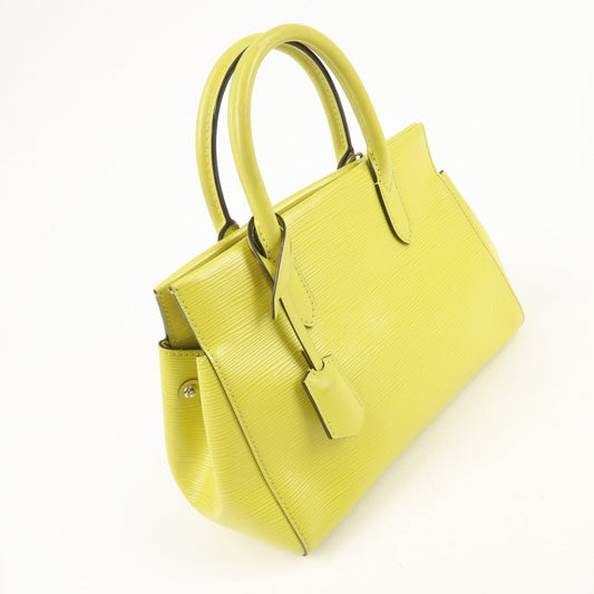 Louis Vuitton Epi Marly BB 2Way Bag Hand Bag Pistache M94617