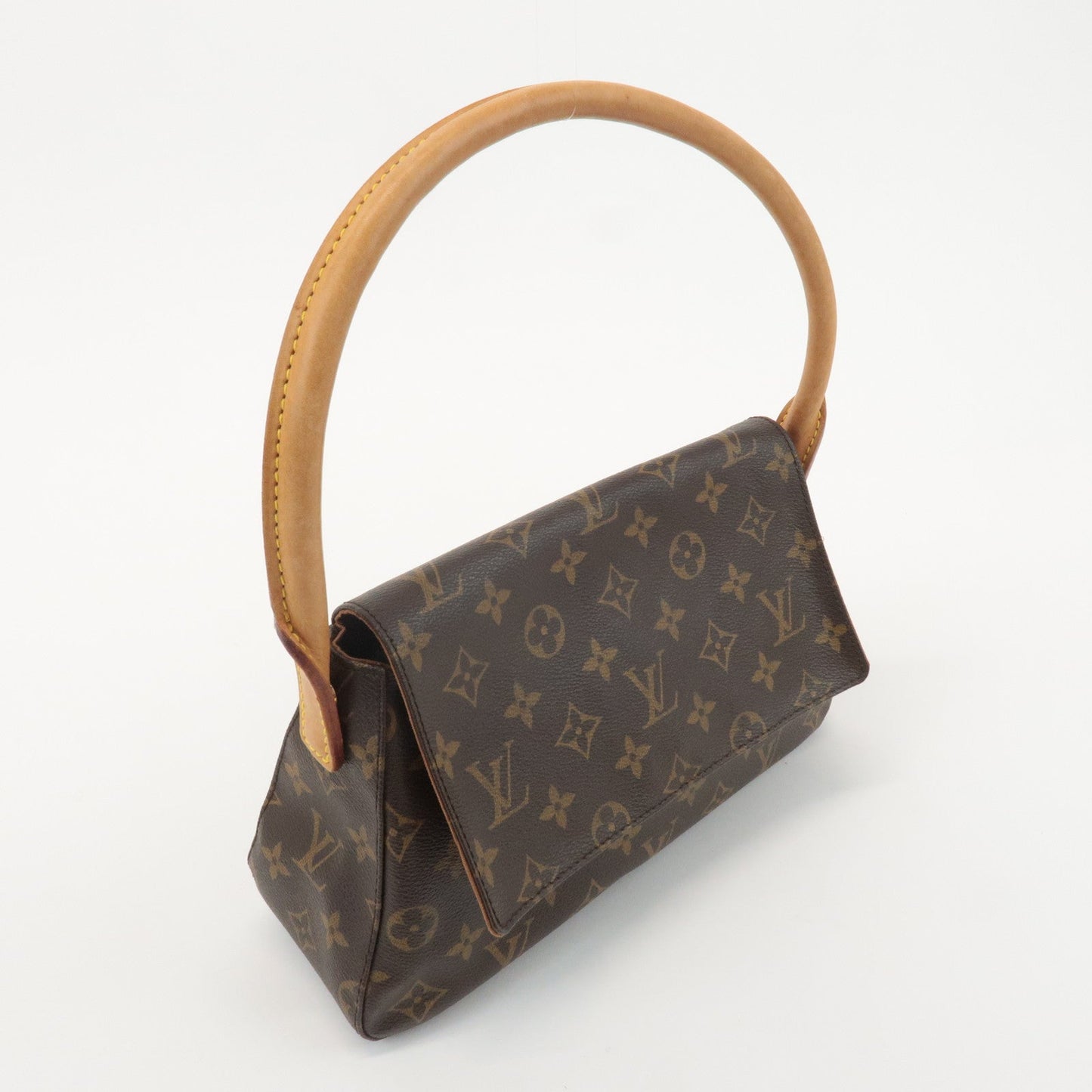 Louis Vuitton Monogram Mini Looping Shoulder Bag Brown M51147